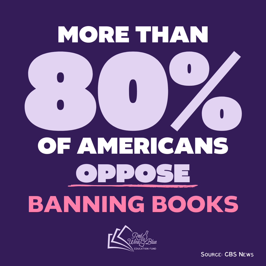 more than eighty percent of americans oppose banning books