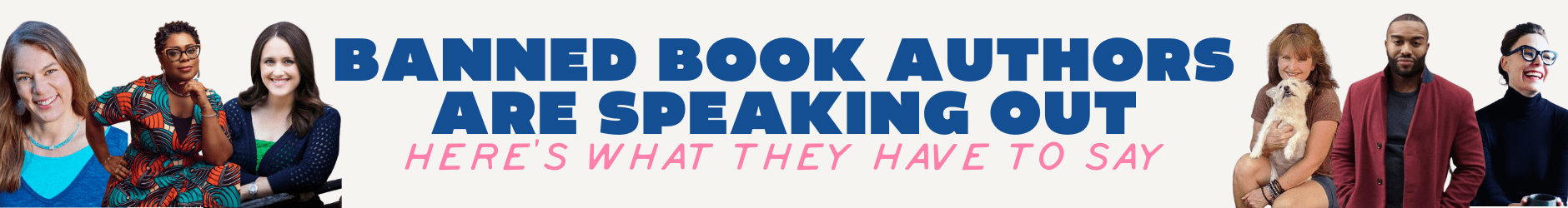 watch on youtube Banned Book Authors are speaking out
