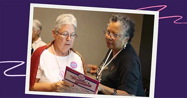 rwb-get-informed_600 women informing each other