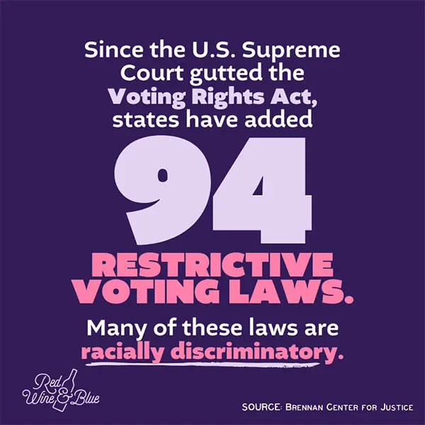 voting-rights-stat-01_600 states have added 94 restrictive voting laws, many of which are racially discriminatory