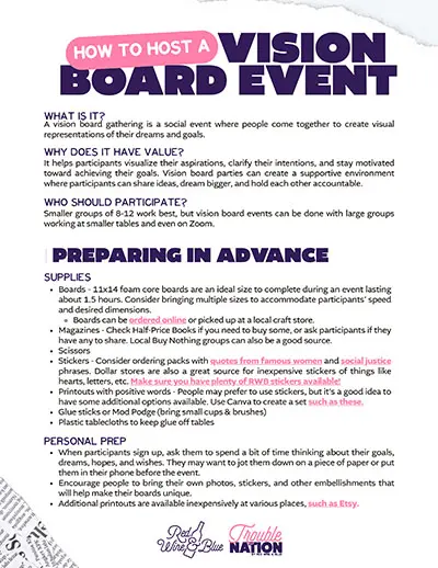 How to Host a Vision Board Event