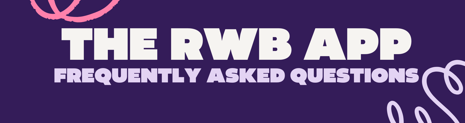 RWB App FAQ