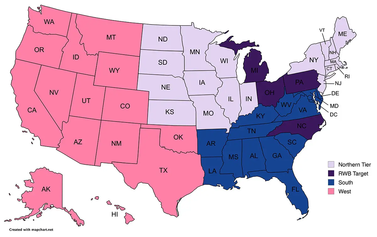 TroubleNation organizer map
