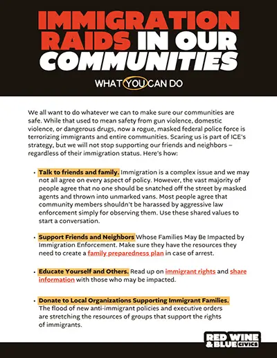 Immigration Raids in Our Communities: What You Can Do