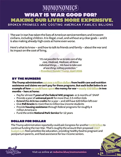 What is war good for? Making our lives more expensive.