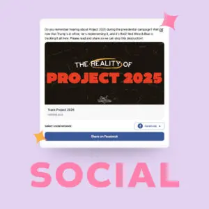 Project 2025 Social Toolkit