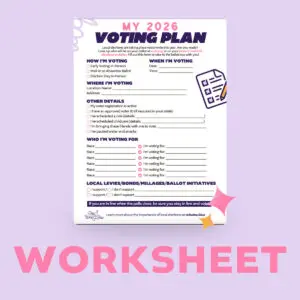 Voting Plan worksheet