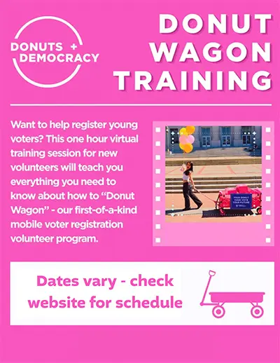 Donut Wagon Training with Donuts + Democracy