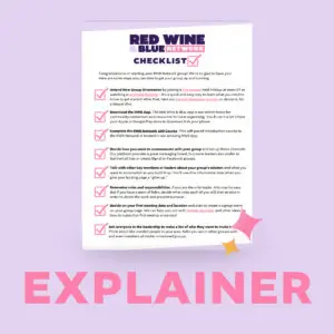 New Group Checklist Explainer
