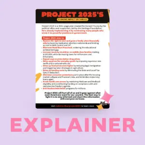Project 2025 and the Economy Explainer
