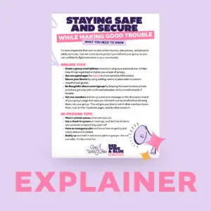 Staying Safe Explainer