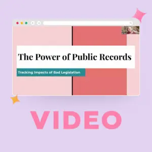 Public Record Requests video