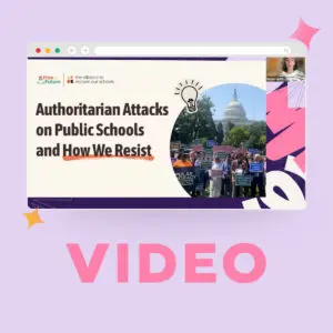 Attacks on Public Education video