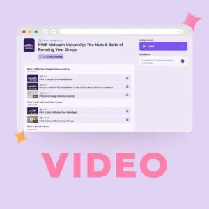 Nuts and Bolts of Starting a Group Video Course