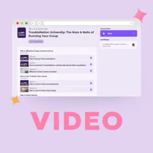 Starting a Group video course