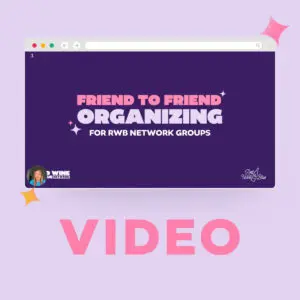Friend to Friend Organizing video