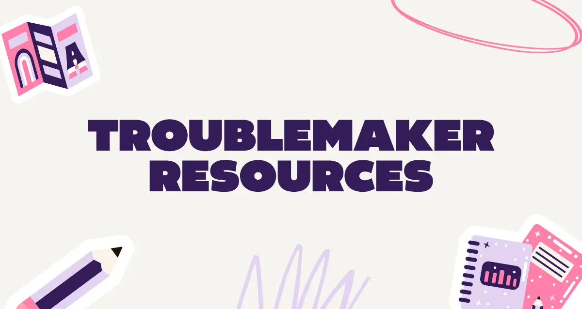 Misc Mobile Banners - troublemaker-resources-banner_1200 Troublemaker Resources