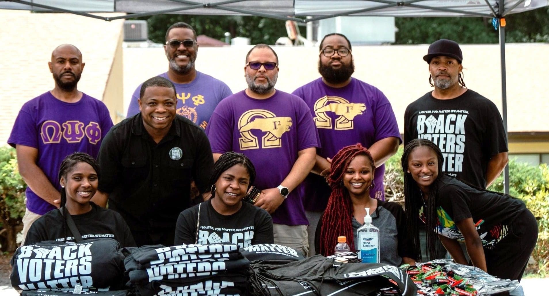 men and women from Black Voters Matter
